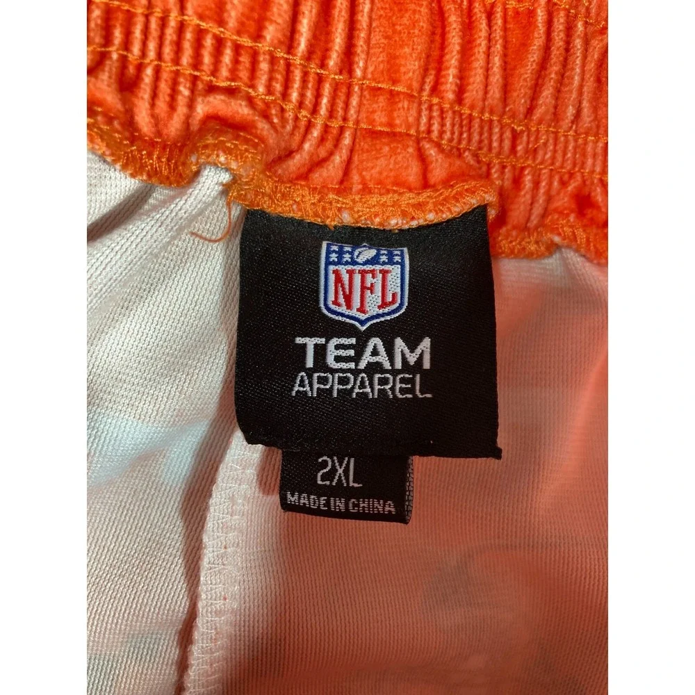 Cleveland Browns Pajamas Men's 2XL Orange Christmas Reindeer‎ Top Bottoms NFL